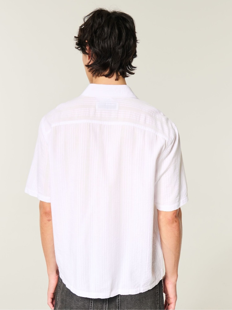 Hollister White Surf and Skate Print Shirt - Image 2 of 4