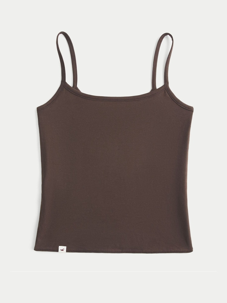 Hollister Brown Reversible Cami Top - Image 3 of 3 Hollister Brown Reversible Cami Top - Image 3 of 3