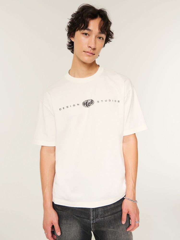 Hollister Surf and Skate Print T-Shirt - Imagen 1 de 4
