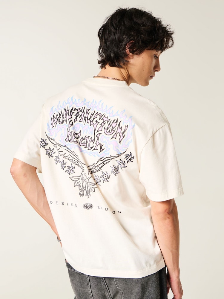 Hollister Surf and Skate Print T-Shirt - Imagen 2 de 4