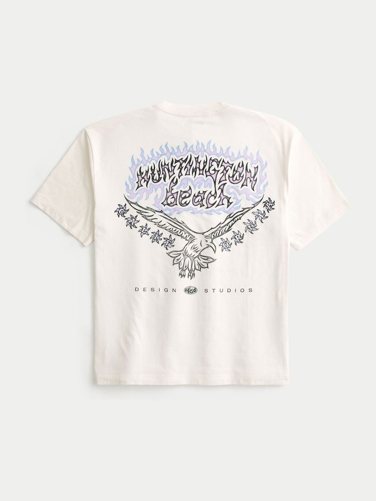 Hollister Surf and Skate Print T-Shirt - Imagen 4 de 4