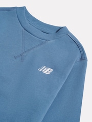 Синій - New Balance FT Small Logo Crew Neck Sweat Top - Image 3 of 3