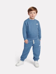 Blå - New Balance FT Small Logo Rund hals Sweatshirt - Bild 5 av 8