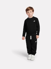New Balance Black BB Small Logo Crew Neck Sweat Top - Image 5 of 8