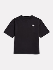 New Balance Black Small Logo Jersey T-Shirt - Image 1 of 3