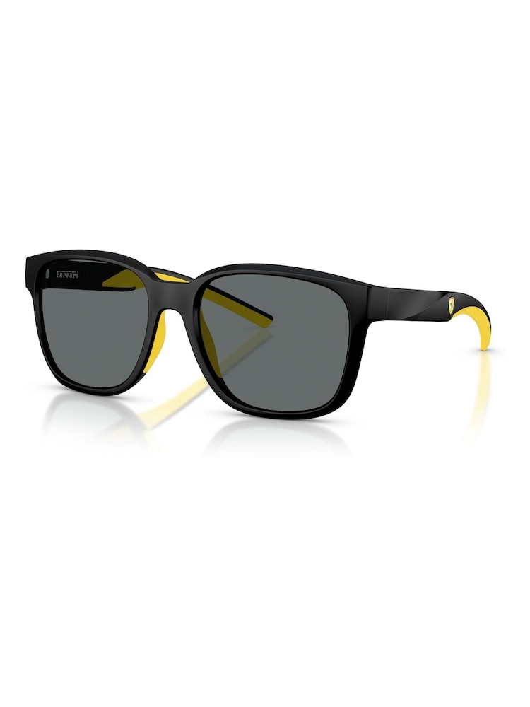 Ferrari Black Scuderia Square Sunglasses - Imaginea 1 din 6