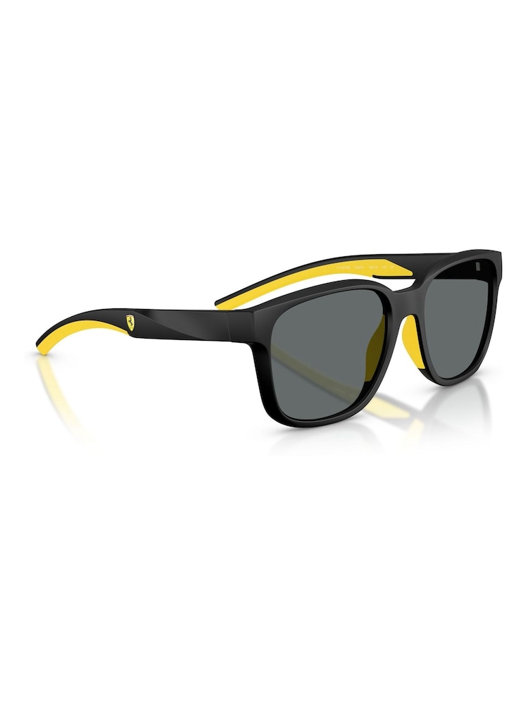 Ferrari Black Scuderia Square Sunglasses - Imaginea 2 din 6