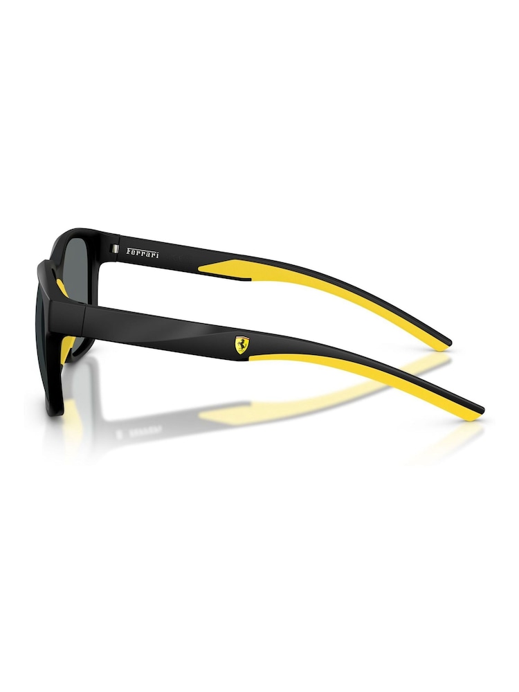 Ferrari Black Scuderia Square Sunglasses - Imaginea 6 din 6