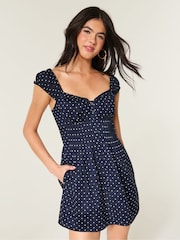 Hollister Button Through Mini Dress - Bild 1 von 4