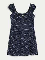 Hollister Button Through Mini Dress - Bild 4 von 4