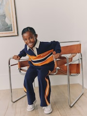 Navy Rugby Top And Joggers Set (3-16yrs) - Image 4 of 11