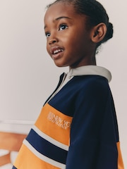 Navy Rugby Top And Joggers Set (3-16yrs) - Image 6 of 11