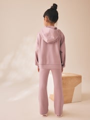 Tünd Çəhrayı - Hoodie And Kick-Flare Set (3-16yrs) - 11şəkildən 4 şəkil