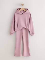 Tünd Çəhrayı - Hoodie And Kick-Flare Set (3-16yrs) - 11şəkildən 7 şəkil