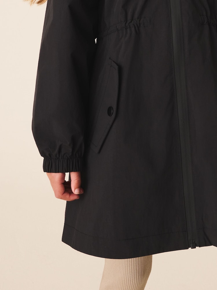 Preto - Waterproof Fleece Lined Raincoat (4-16yrs) - Imagem 5 de 5 Preto - Waterproof Fleece Lined Raincoat (4-16yrs) - Imagem 5 de 5