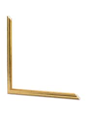 Brookpace Lascelles Red/Gold Tropical Fish I' Red Stripy Wall Art in Slim Frame - Image 4 of 4