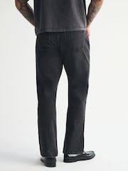 Abercrombie & Fitch Black Relaxed Straight Fit Jeans - Image 4 of 7