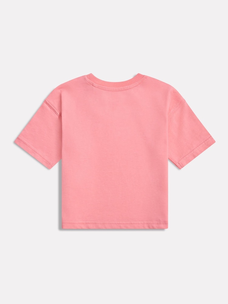 New Balance Pink Jersey Small Logo T-Shirt - Image 2 of 3