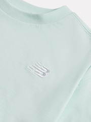 New Balance Green Jersey Small Logo T-Shirt - Image 3 of 3