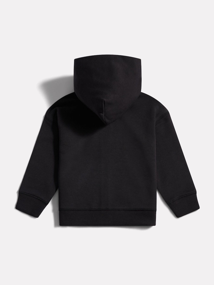 New Balance Black FT Small Logo Full Zip Hoodie - Image 2 of 3