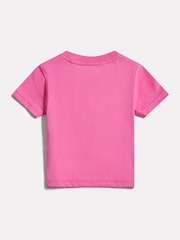 New Balance Dark Pink Stacked Logo T-Shirt - Image 2 of 3