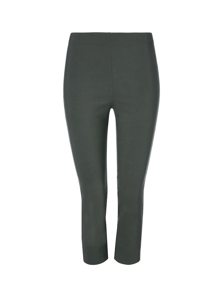 Verde - Pantalones capri elásticos de Roman - Imagen 5 de 5