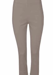 Roman Brown Cropped Stretch Trousers - Image 4 of 4