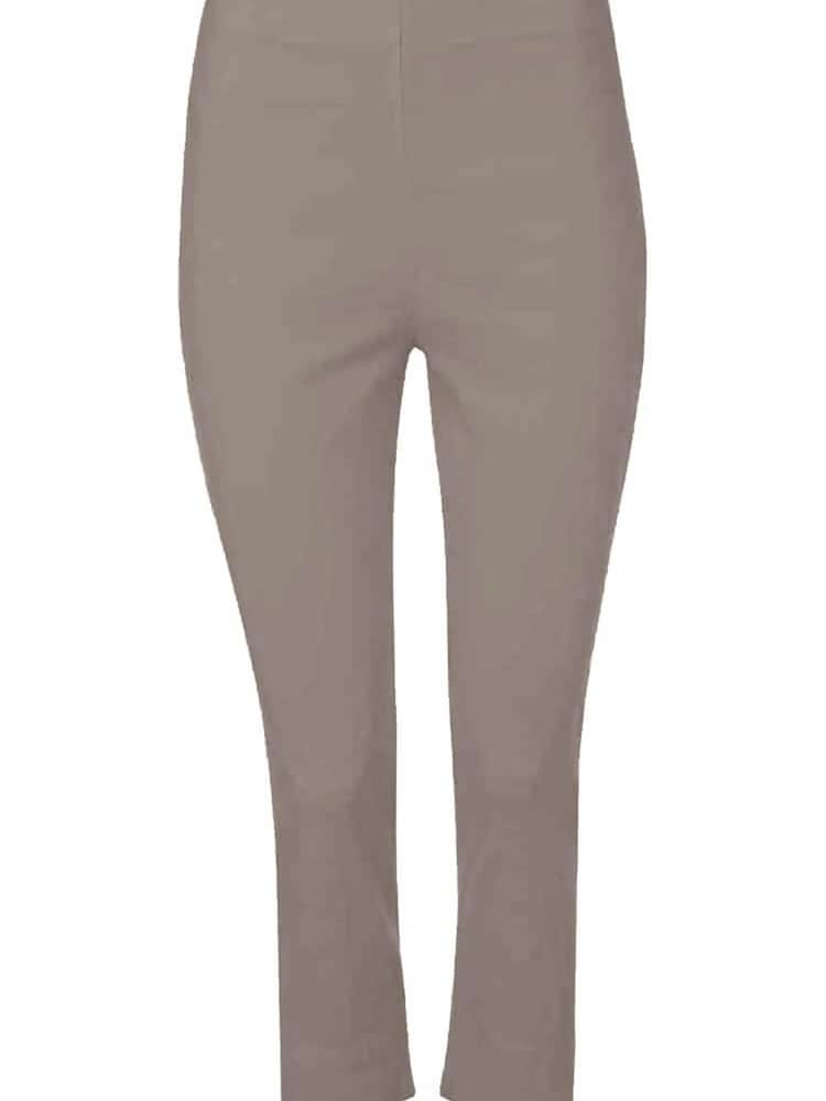 Roman Brown Cropped Stretch Trousers - Image 4 of 4