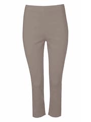 Marrón - Pantalones capri elásticos de Roman - Imagen 5 de 5