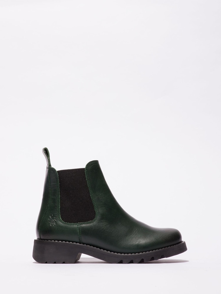 Fly London Green RILK489FLY Boots - Image 1 of 4 Fly London Green RILK489FLY Boots - Image 1 of 4