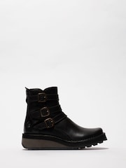 Fly London Black Boots - Image 1 of 4
