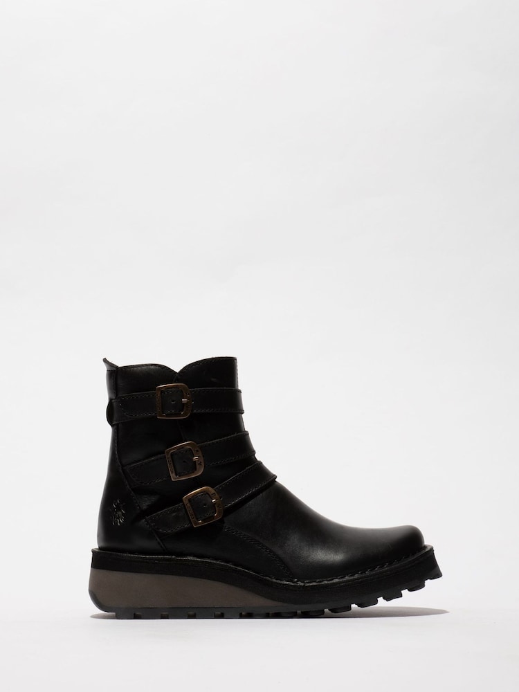 Fly London Black Boots - Image 1 of 4 Fly London Black Boots - Image 1 of 4