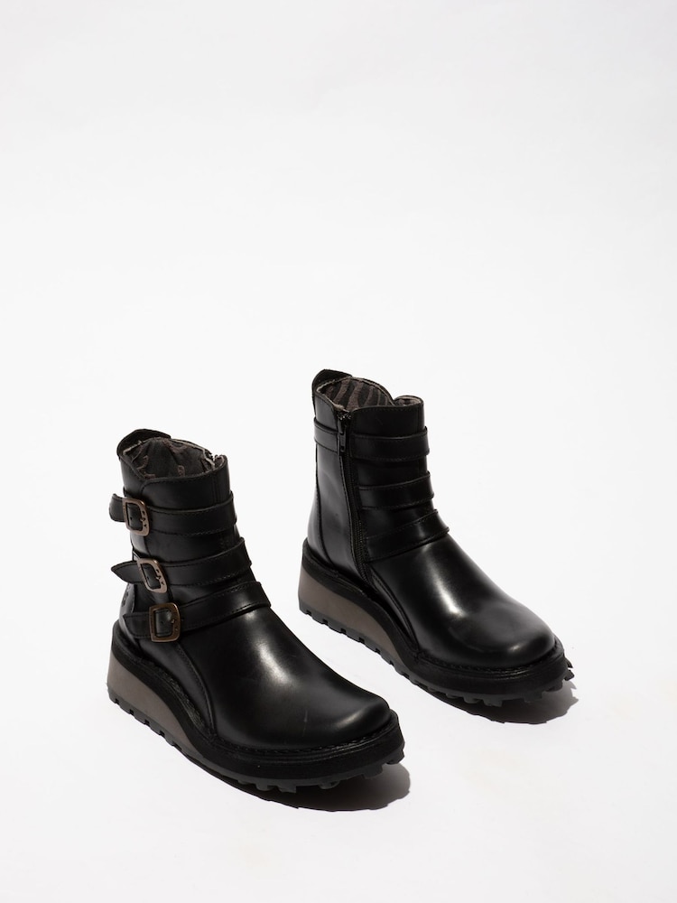Fly London Black Boots - Image 2 of 4 Fly London Black Boots - Image 2 of 4