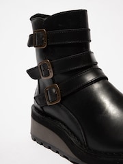 Fly London Black Boots - Image 4 of 4