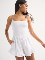 Abercrombie & Fitch Smocked Waist Playsuit - Bild 1 von 7