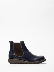Fly London Blue SALV Boots - Image 1 of 4