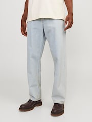 JACK & JONES Blue Alex Baggy Fit Jeans - Image 1 of 5