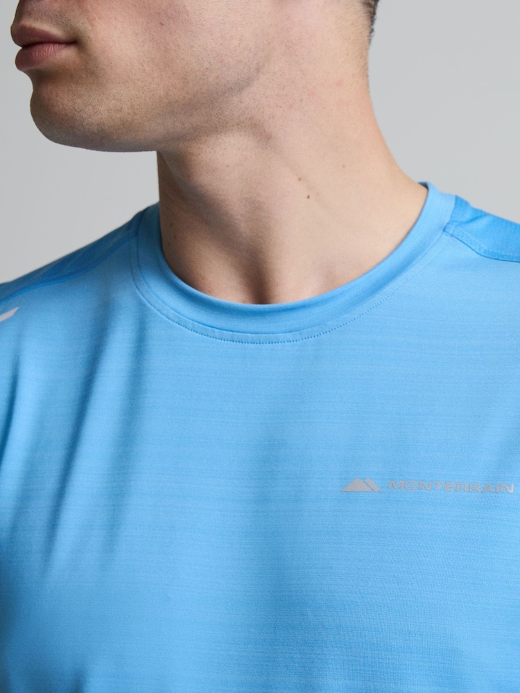 Bleu clair - Monterrain Lyder 3.0 T-shirt teint sidéral - Image 5 de 5