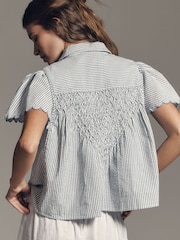 Maeve Cotton Scalloped Swing Top - Bild 3 von 4