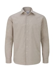 Skopes Grey Linen Blend  Casual Shirt - Image 5 of 7