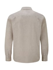 Skopes Grey Linen Blend  Casual Shirt - Image 6 of 7