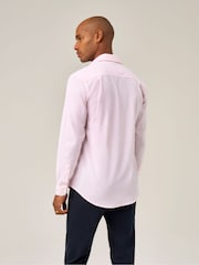 Skopes Pink Linen Blend  Casual Shirt - Image 2 of 7