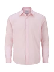 Skopes Pink Linen Blend  Casual Shirt - Image 5 of 7