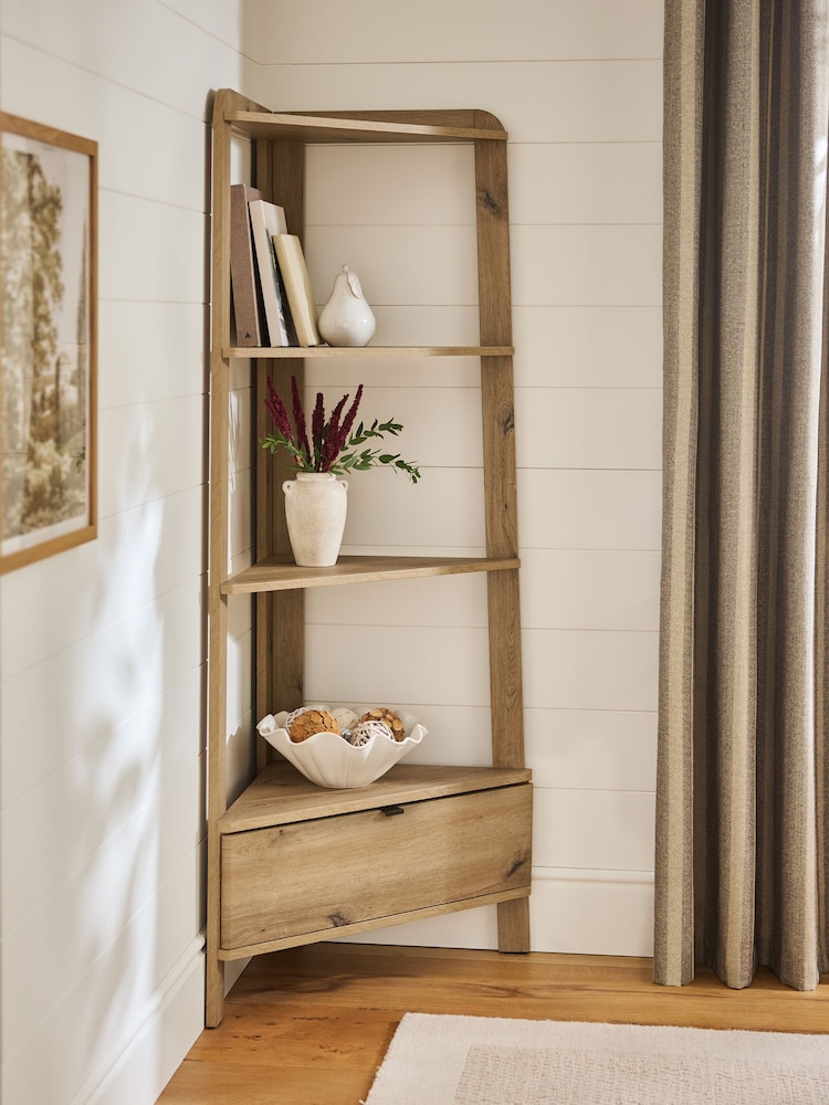 Mid Natural Edison Oak Effect Shelf - Image 1 of 7 Mid Natural Edison Oak Effect Shelf - Image 1 of 7