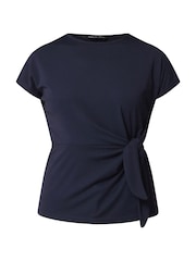 M&Co Blue Tie Waist Short Sleeve T-Shirt - Image 5 of 5