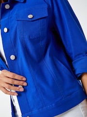 Синий - Roman Стрейчевый карман с деталью куртки - Изображение 3 5