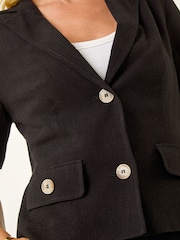 سترة بأزرار من مزيج الكتان للأحجام الصغيرة من Roman - Image 5 of 5