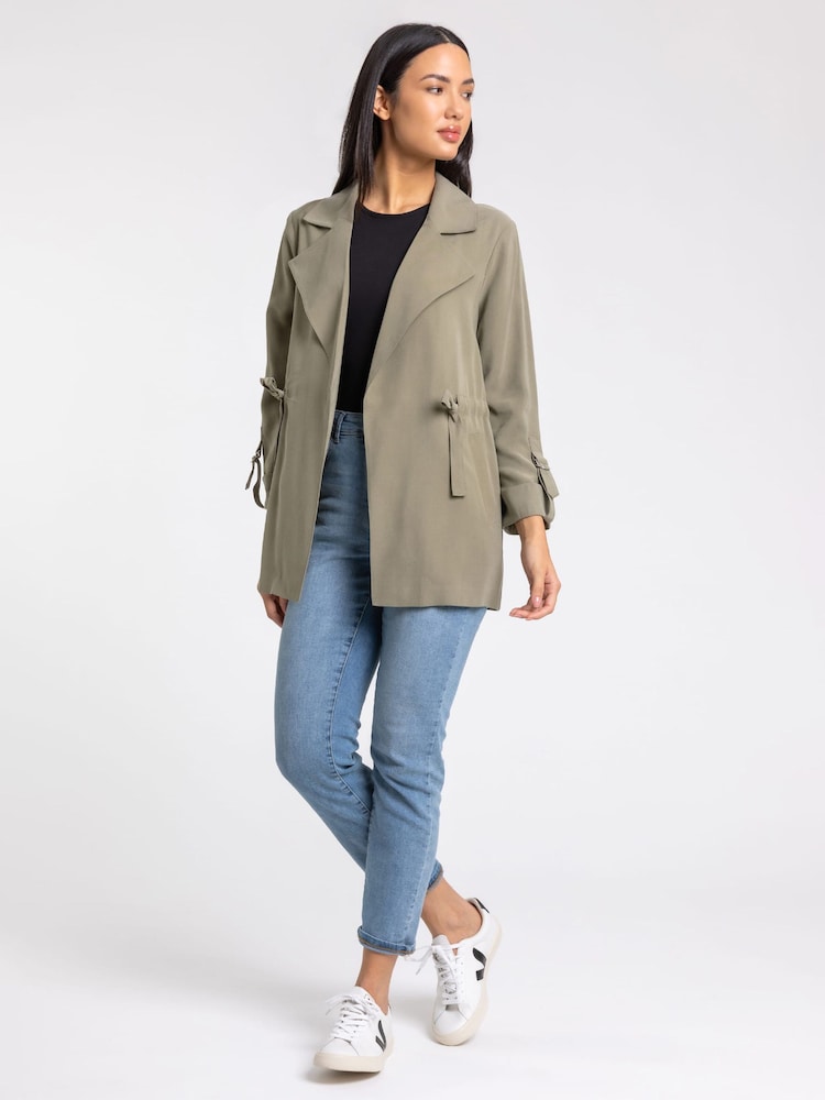 سترة طويلة برباط خصر من Roman - Image 1 of 5