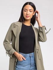 سترة طويلة برباط خصر من Roman - Image 2 of 5