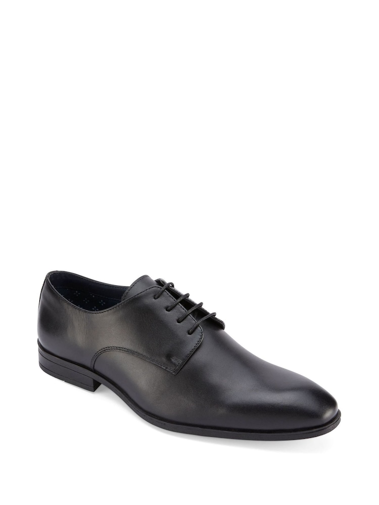 Skopes Black Plain Derby Shoes - Image 1 of 4